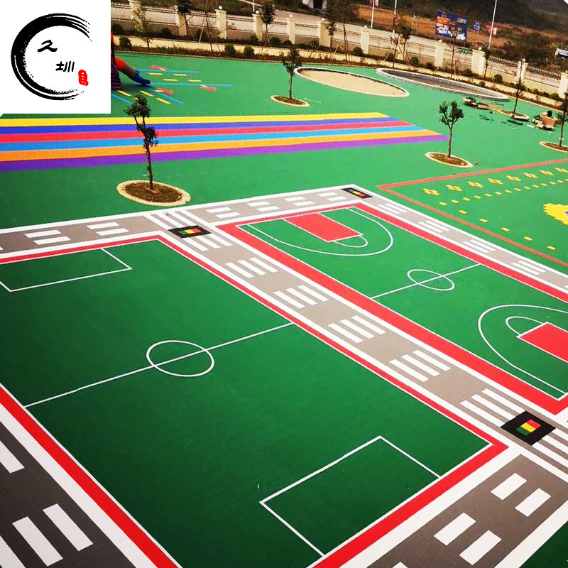 廣西久圳幼兒園懸浮地板體育運(yùn)動(dòng)場所專用籃球場防滑懸浮拼裝地板售后保證